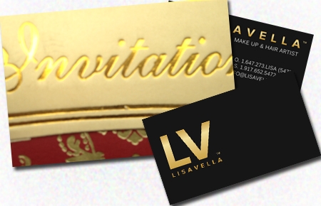 Full Color Foil Business Cards